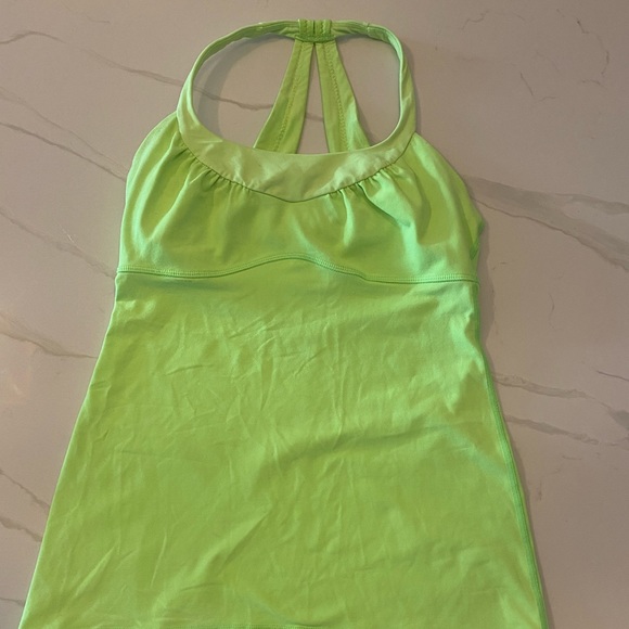 lululemon athletica Tops - Neon green Lululemon tank top
